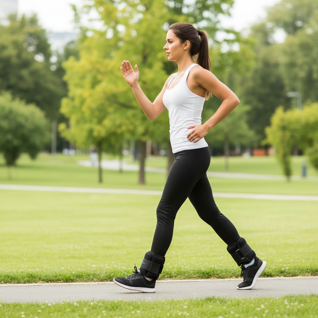 Cecotec Polsgewichten Lifestyle Vrouw Walking