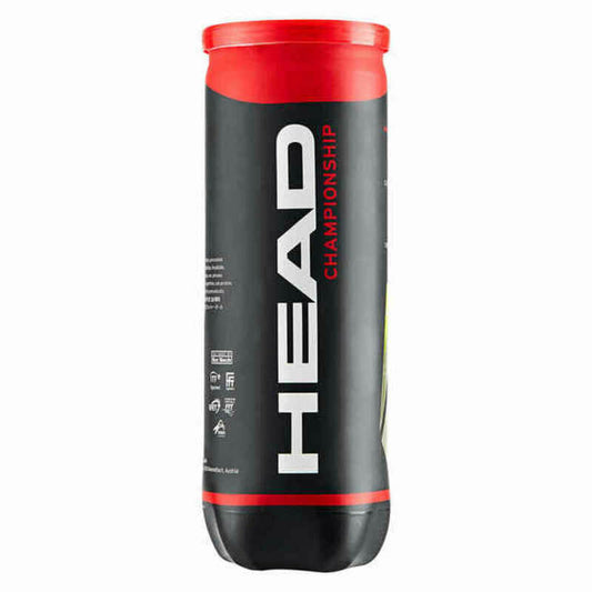 Head Tennisballen Head Championship Geel (3 Pcs)