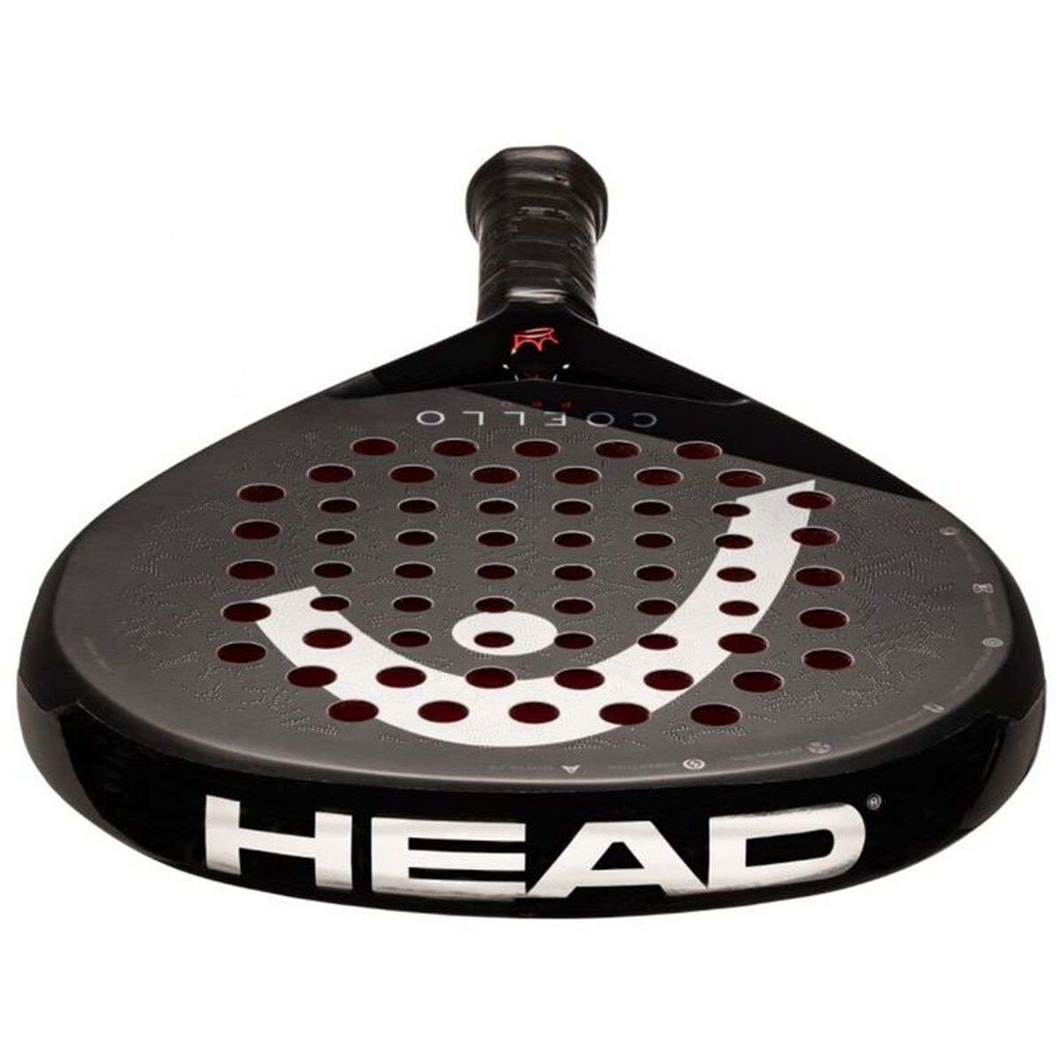 Head Padel Racket Head Coello Pro 2025 Zwart Koolstofvezel