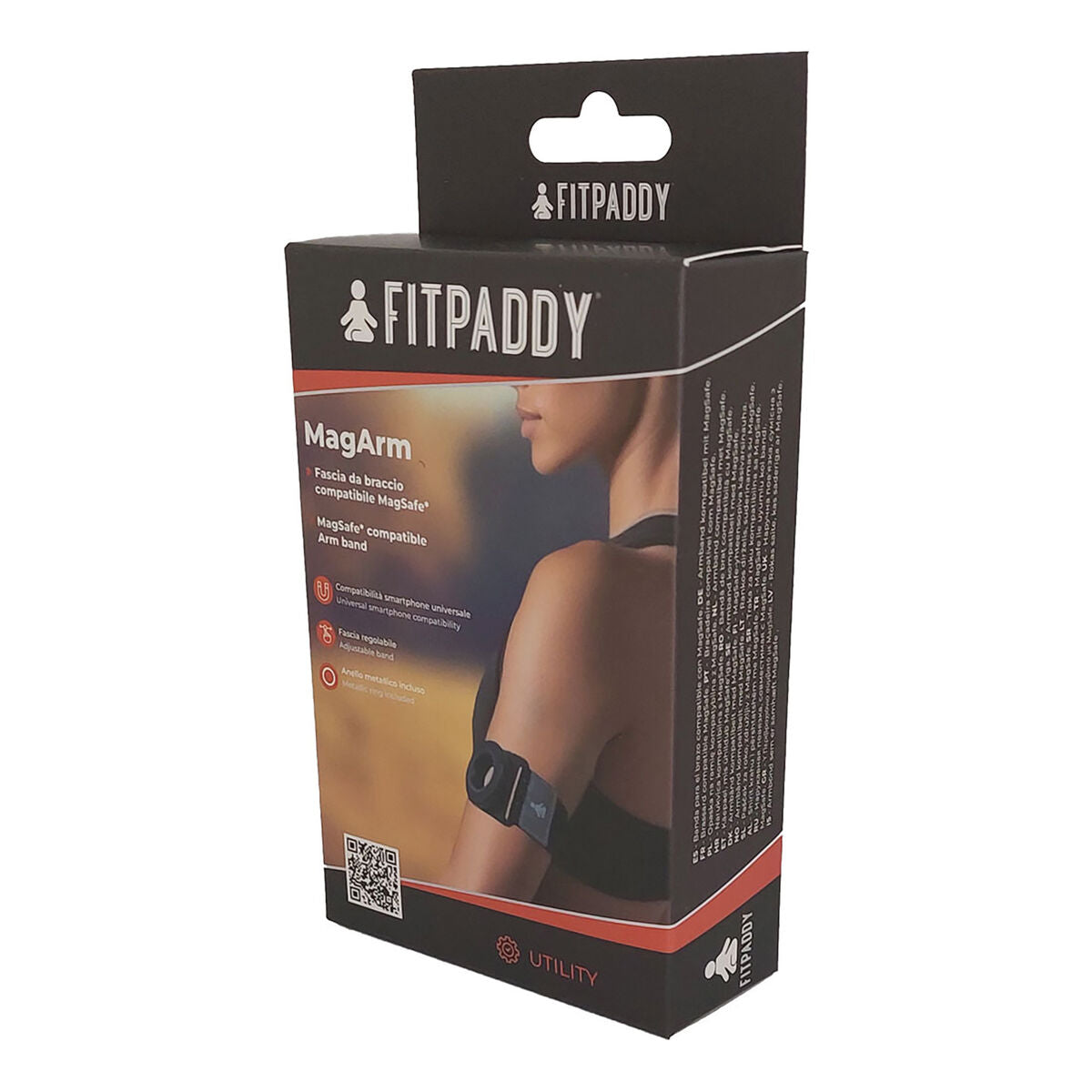 Fitpaddy Sportarmband Fitpaddy Zwart