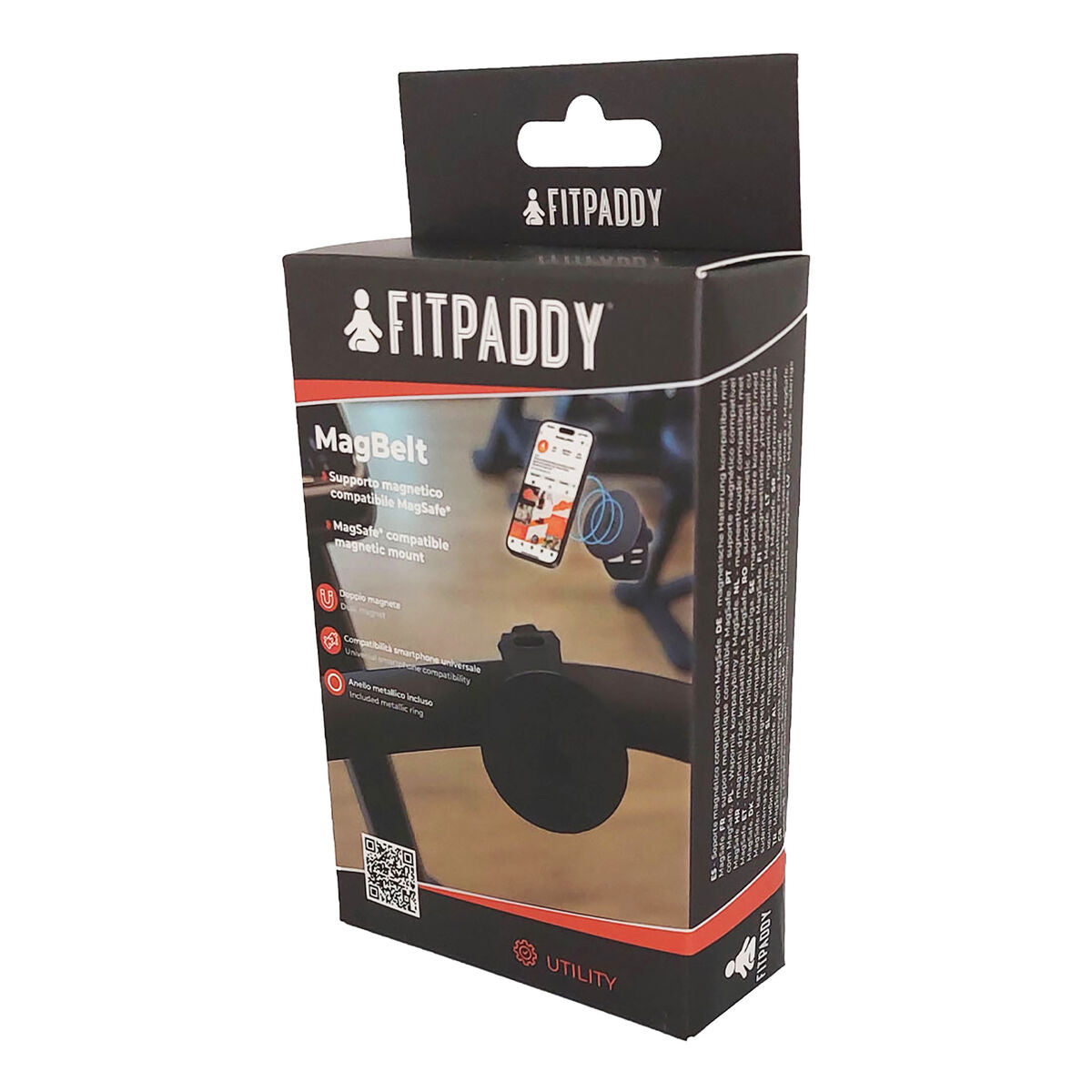 Fitpaddy Sportarmband Fitpaddy Zwart