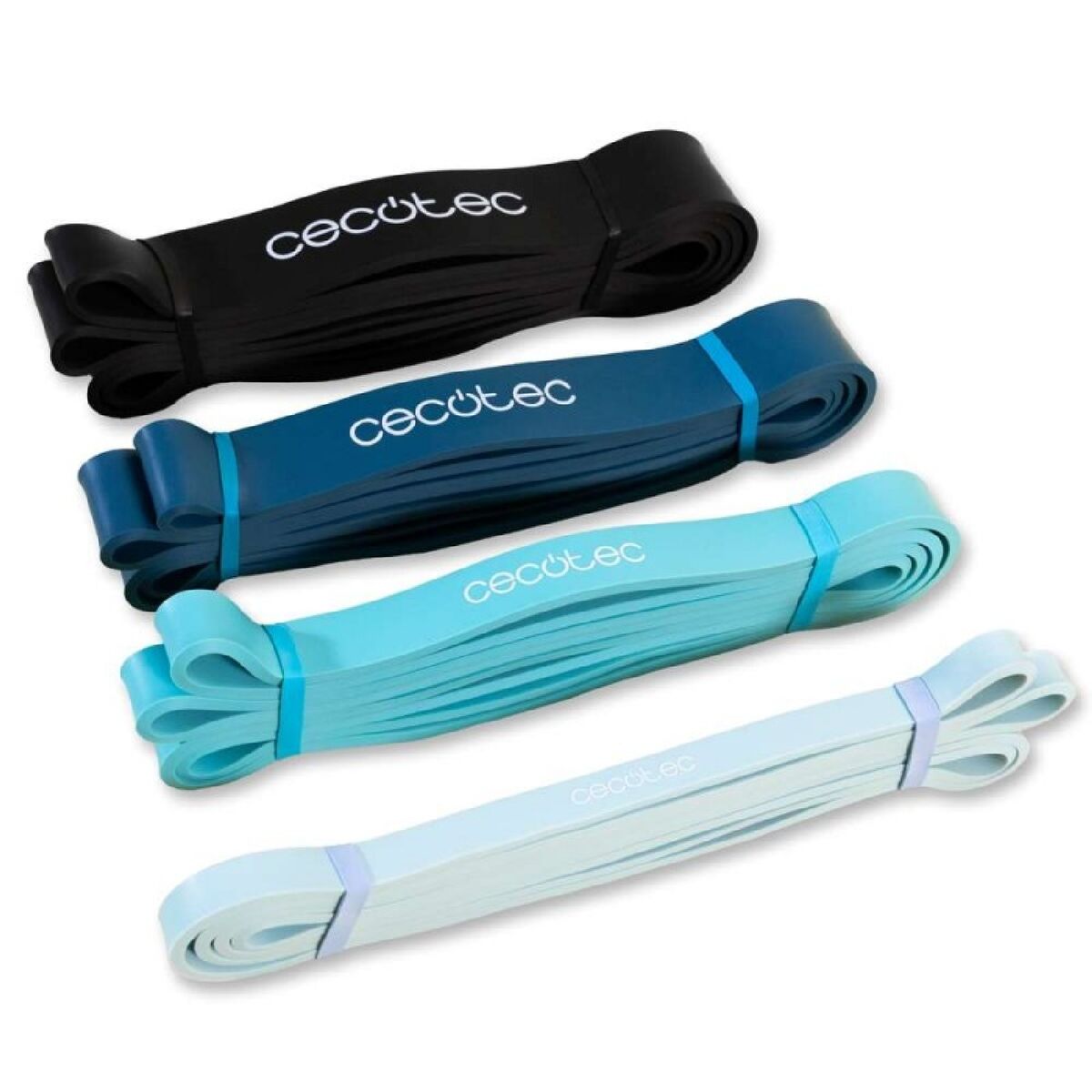 Cecotec Elastische Weerstandsbanden Cecotec Drumfit 30 Kg 40 Kg 15 Kg 60 Kg Multicolour 4 Onderdelen