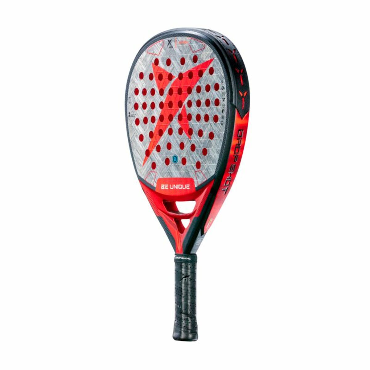 Drop Shot Padel Racket Drop Shot Conqueror Attack 1.5 Grijs Koolstofvezel