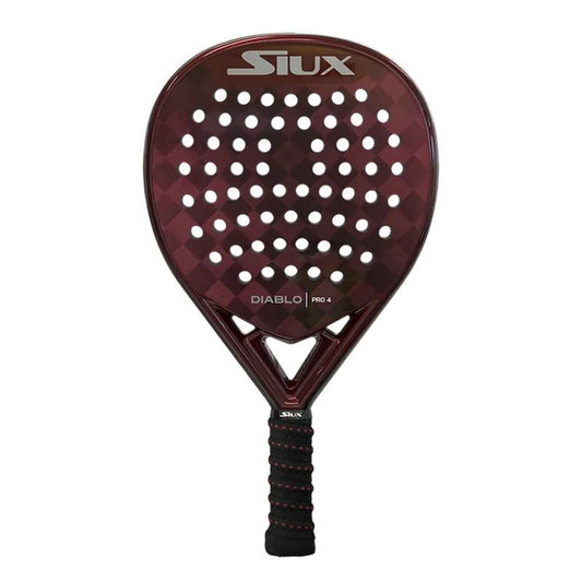 Siux Padel Racket Siux Diablo Pro 4 Donkerrood Donkergrijs Eva
