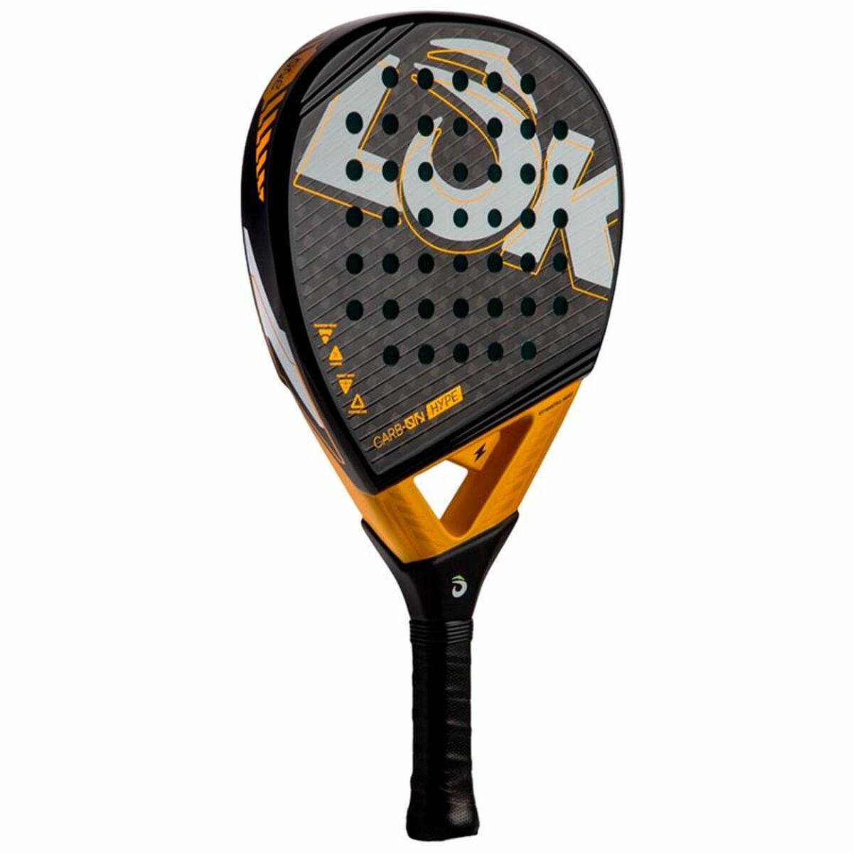 Lok Sports Padel Racket Lok Sports Carb-On Hype Zwart Oranje