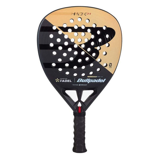 Bullpadel Padel Racket Bullpadel Hack 04 Premier Zwart