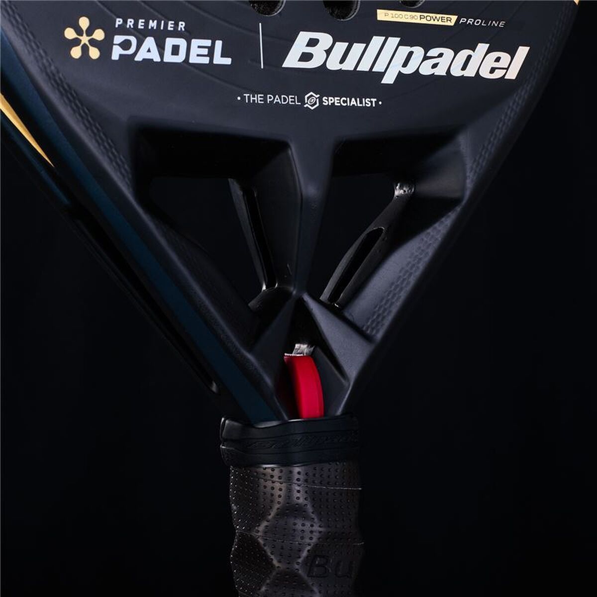 Bullpadel Padel Racket Bullpadel Hack 04 Premier Zwart