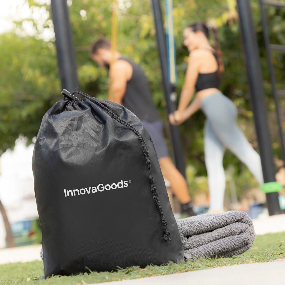 Innovagoods Set Van Weerstandsbanden Met Accessoires En Oefeningengids Rebainer Innovagoods 5 Stuks