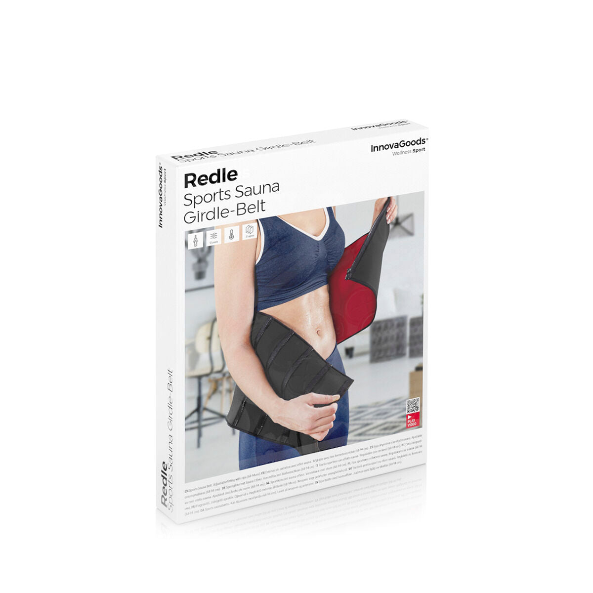 Innovagoods Afslankende Sportriem Met Sauna-Effect Redle Innovagoods