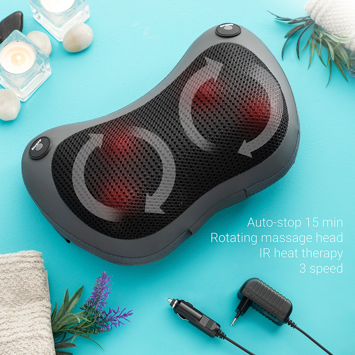 Innovagoods Compacte Shiatsu-Massager Shissage Innovagoods