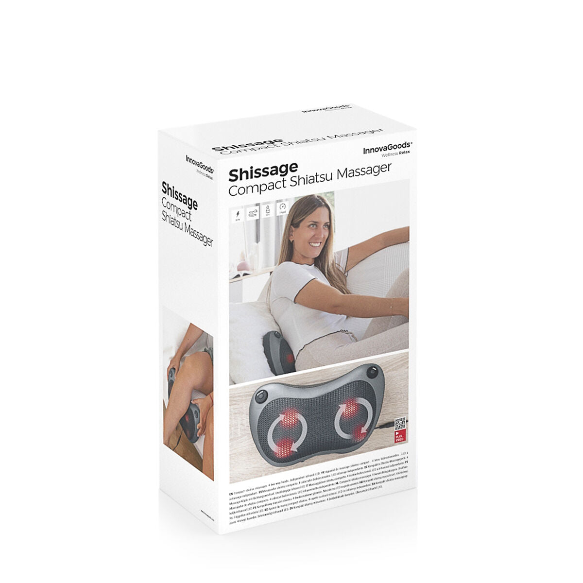 Innovagoods Compacte Shiatsu-Massager Shissage Innovagoods