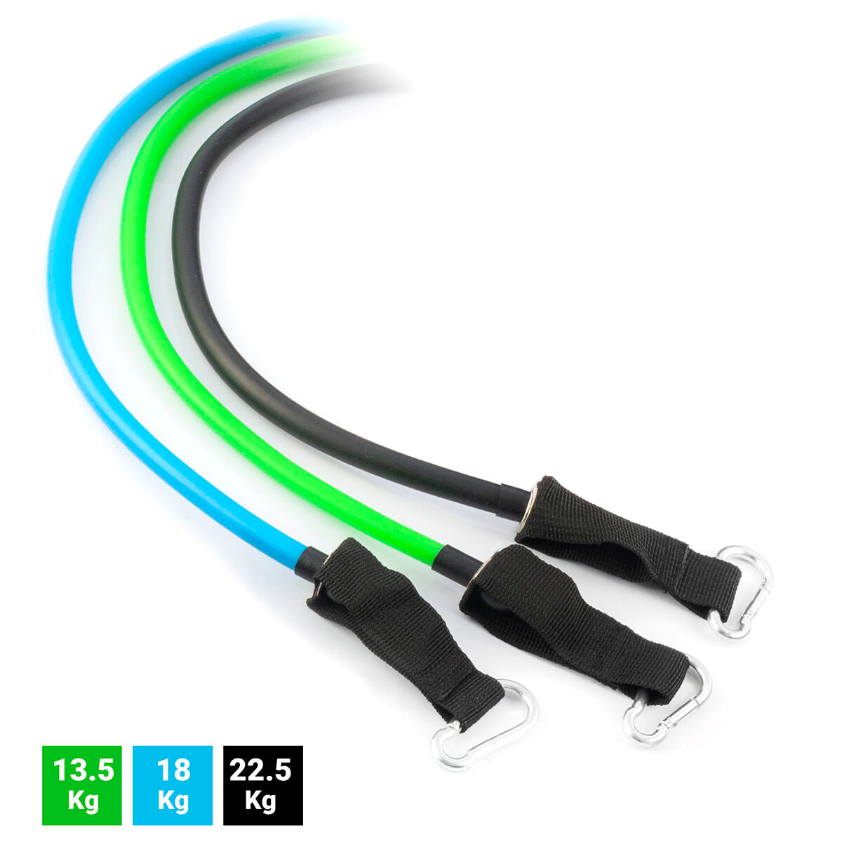 Innovagoods Set Van Weerstandsbanden Met Accessoires En Oefeningengids Tribainer Innovagoods 3 Stuks