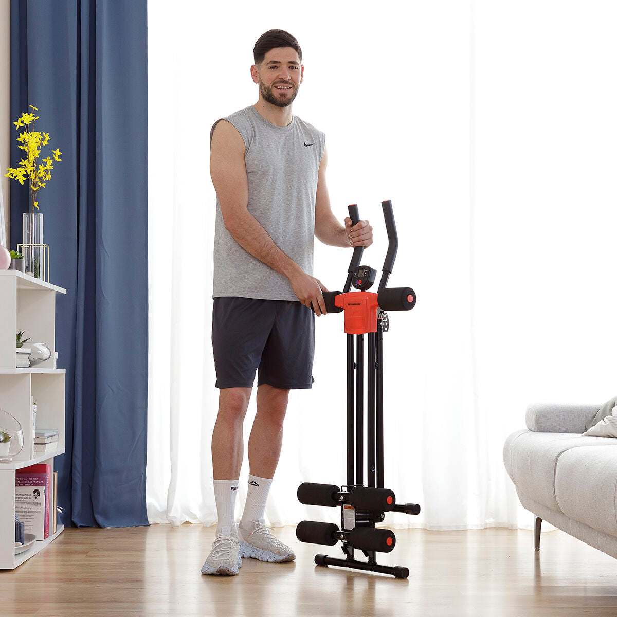 Innovagoods Opvouwbaar Buikspiertoestel Met Oefengids Plawer Innovagoods