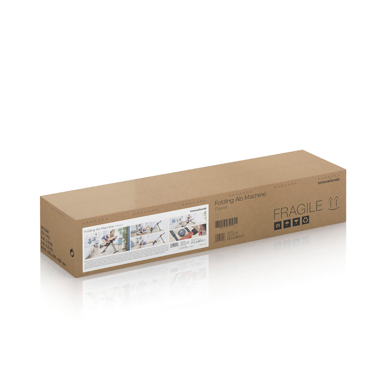 Innovagoods Opvouwbaar Buikspiertoestel Met Oefengids Plawer Innovagoods