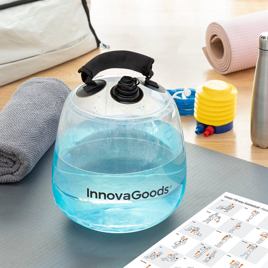Innovagoods Met Water Gevulde Kettlebel Voor Fitnesstraining Met Oefengids Fibell Innovagoods