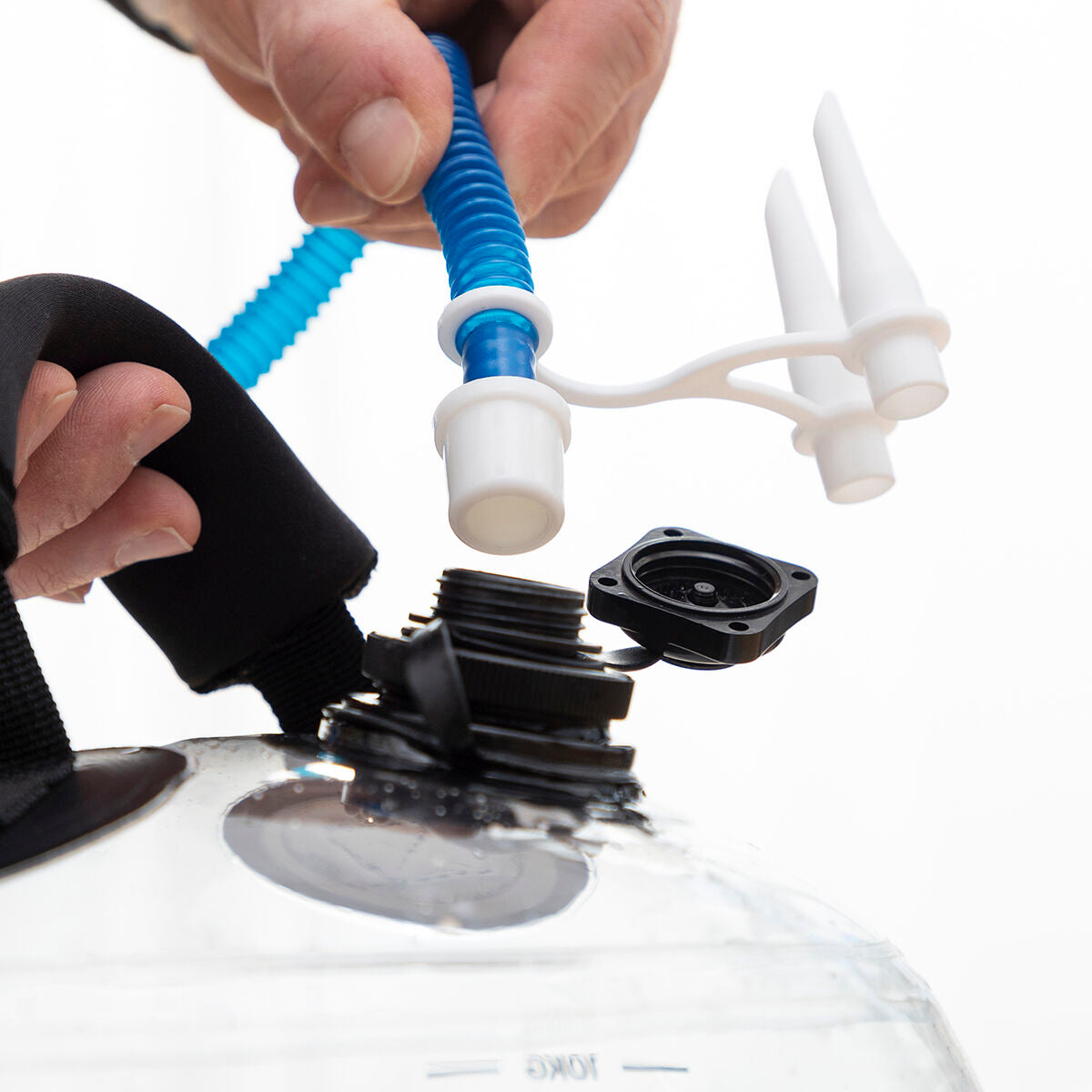 Innovagoods Met Water Gevulde Kettlebel Voor Fitnesstraining Met Oefengids Fibell Innovagoods