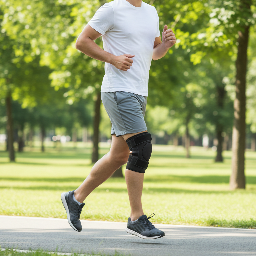 Kniebrace Lifestyle Man Joggen