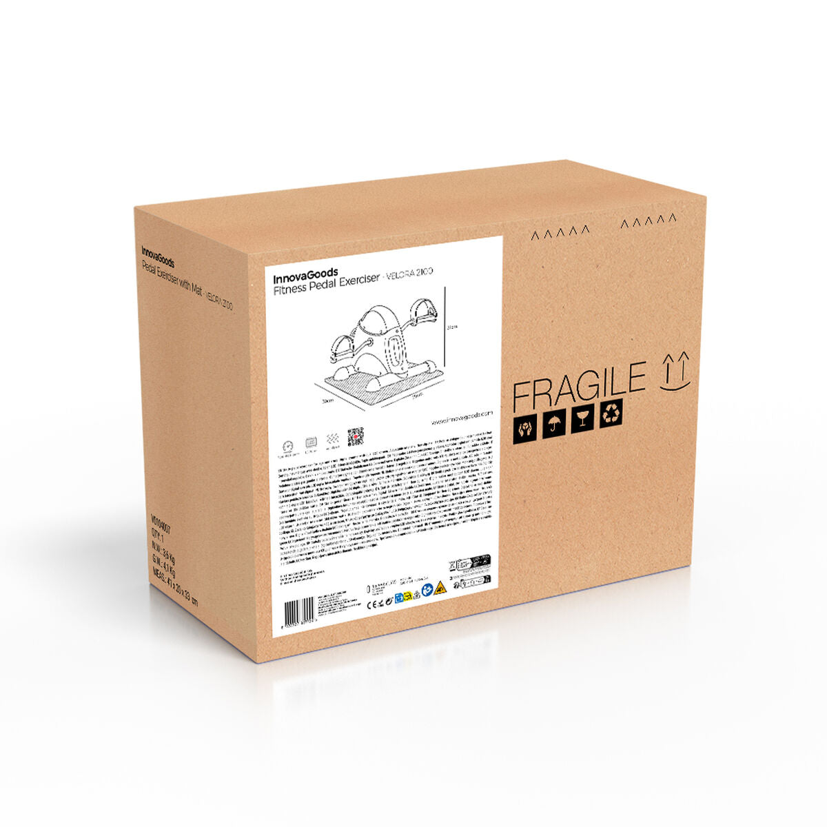 Innovagoods Statische Pedalen Voor Armen En Benen Met Mat Velora 2100 Innovagoods