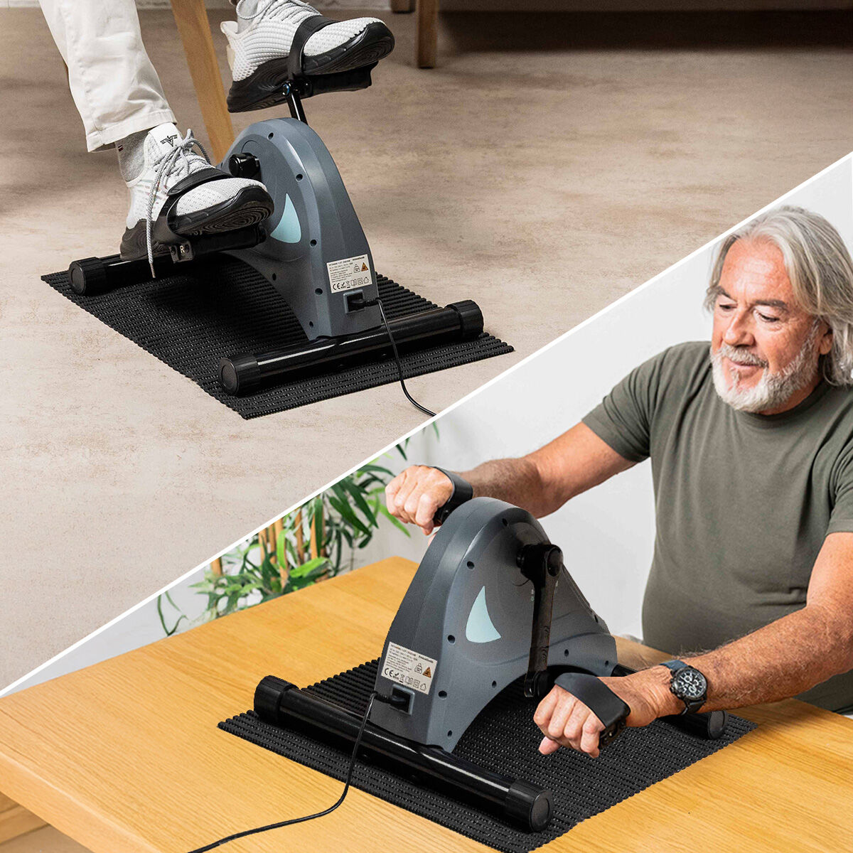 Innovagoods Elektrisch Ondersteunde Pedalen Voor Armen En Benen Met Mat En Afstandsbediening Velora 3000 Innovagoods